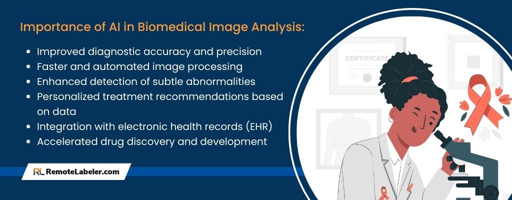 Importance of AI in Biomedical Image Analysis